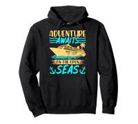 Adventure Awaits on the Open Seas - Cruising Cruise Vacation Pullover Hoodie