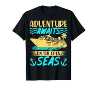 Adventure Awaits on The Open Seas - Cruising Cruise Vacation T-Shirt