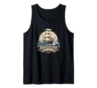 Adventure Awaits Sailing Ship Ocean Voyage Nautical Tank Top