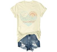 Adventure Awaits Shirt, Women The Great Outdoors Shirt, Heart Printed Hike Mountain Nature Travel Shirt, Hiking Shirt
