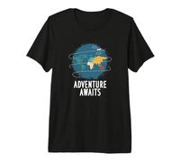 Adventure Awaits Travel Vacation Premium T-Shirt