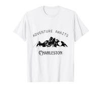 Adventure Awaits Vacation Travel Charleston T-Shirt