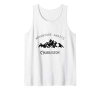 Adventure Awaits Vacation Travel Charleston Tank Top