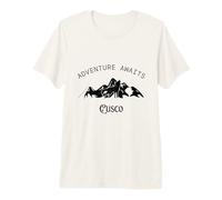Adventure Awaits Vacation Travel Cusco Premium T-Shirt