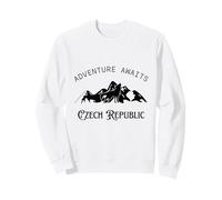 Adventure Awaits Vacation Travel Czech Republic Sweatshirt