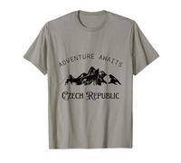 Adventure Awaits Vacation Travel Czech Republic T-Shirt
