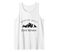 Adventure Awaits Vacation Travel Czech Republic Tank Top