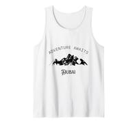 Adventure Awaits Vacation Travel Dubai Tank Top