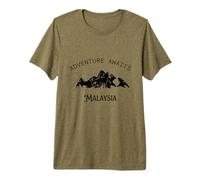 Adventure Awaits Vacation Travel Malaysia Premium T-Shirt