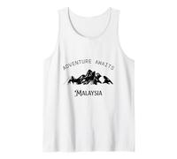 Adventure Awaits Vacation Travel Malaysia Tank Top