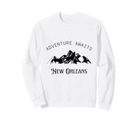 Adventure Awaits Vacation Travel New Orleans Sweatshirt