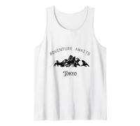 Adventure Awaits Vacation Travel Tokyo Tank Top
