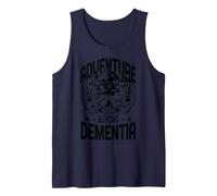 Adventure Before Dementia Awareness Retro Camping Camper Tank Top