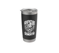 Adventure Before Dementia Awareness Retro Camping Stainless Steel Insulated Tumbler