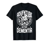 Adventure Before Dementia Awareness Retro Camping T-Shirt