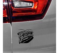Adventure Before Dementia Stencil Waterproof Fun Vinyl JDM Sticker 17.8CMx16.2CM