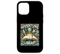 Adventure Begins At Your Library Librarian Book Lover Reader Case for iPhone 12/12 Pro
