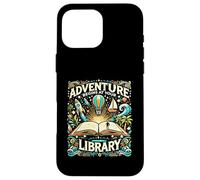 Adventure Begins At Your Library Librarian Book Lover Reader Case for iPhone 16 Pro Max