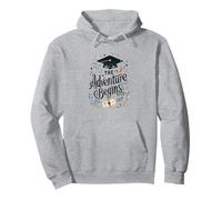 Adventure Begins, Congratulations Graduated, Graduate Pullover Hoodie