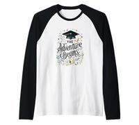 Adventure Begins, Congratulations Graduated, Graduate Raglan Baseball Tee