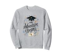 Adventure Begins, Congratulations Graduated, Graduate Sweatshirt