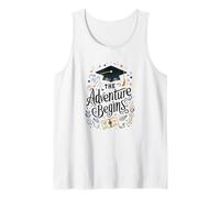 Adventure Begins, Congratulations Graduated, Graduate Tank Top