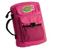 Adventure Bible Cover for Girls, Zippered, with Handle, Nylon, Pink, Medium