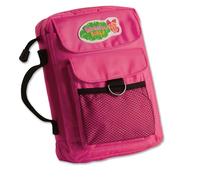 Adventure Bible Cover for Girls, Zippered, with Handle, Nylon, Pink, Medium