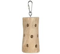 Adventure Bound JAVA WOOD FORAGING FRUIT RACK HANGING CAGE BIRD TOY TREAT HOLDER