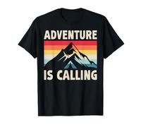 Adventure Calling Mountain Hiking Camping Trip Nature Lover T-Shirt