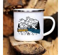 Adventure Camping Enamel Mug
