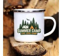 Adventure Camping Enamel Mug