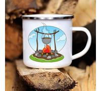 Adventure Camping Enamel Mug