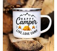 Adventure Camping Enamel Mug