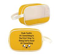 Adventure Cartoon Gifts to Being Sorta Good At Something Transparent Makeup Bag Human Jake Gift (Good At Something TB UK)