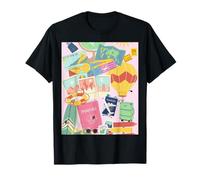 Adventure Collage: Passport, Maps, Airplane, Travel Vibes T-Shirt