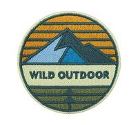 Adventure Collection: Wild Outdoor Mountain Iron-On Patch | Hiking Iron on Patches, Hiker Embroidery Patch, ironable Patch, Iron on Patches, Backpacks Badges Finally Home