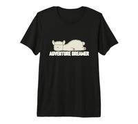 Adventure Dreamer Sleeping Llama Premium T-Shirt