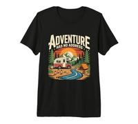 Adventure Has No Address Camper Road Trip Premium T-Shirt