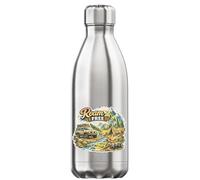 Adventure in the Great Outdoors Vacuum Insulated Thermal Water Bottle Silver