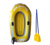 Adventure Inflatable Canoe - Foldable Fishing Raft, Portable Touring Kayak | Lightweight Durable Boat, Easy Storage Paddling Vessel For Outdoor Lovers Seeking Relaxation During Summer River Trips