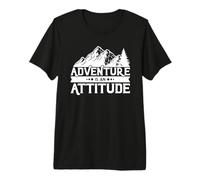 Adventure is an Attitude Camping Nature Forest Hiking Premium T-Shirt