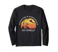 Adventure is Worthwhile in Itself Earhart Day Long Sleeve T-Shirt