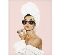 Adventure Island MCR Retro Vintage Old Poster Audrey Hepburn Pink Movie Hollywood Picture Wall Art Decor A4