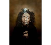 Adventure Island MCR Retro Vintage Old Rock Music Poster Bob Marley Picture Wall Art Decor A4