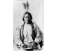 Adventure Island MCR Sitting Bull Native American Indian Apache Poster Retro Vintage Old Photo Picture Wall Art Decor A4