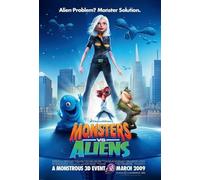 Adventure Island Monsters vs. Aliens Film Movie Poster Picture Wall Art Print Photo A4