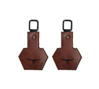 Adventure Magnetic Hat Clip, Handcrafted Cowboy Hats Clips, Rugged Smooth Surface Without Damaging The Item for Securely Holding Hats,Caps,and Accessories on Bags (Brown)