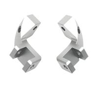 Adventure Motorcycle CNC Passenger Footrest Relocation Rear Set Foot Pegs For R1250GS R1200GS LC ADV S1000XR R 1200 1250 GS FIXCOR(Silver)