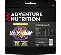 Adventure Nutrition Pack N Go Freeze-Dried Lightweight Food, 600 Kcal, for Adventurers, Hikers, Campers, Emergency Services, Mountaineers (1, Pasta Bolognese)